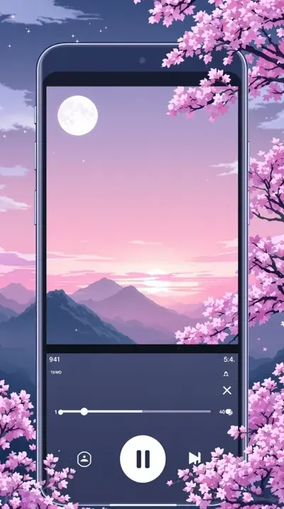 樱花视频 APP 播放器界面截图